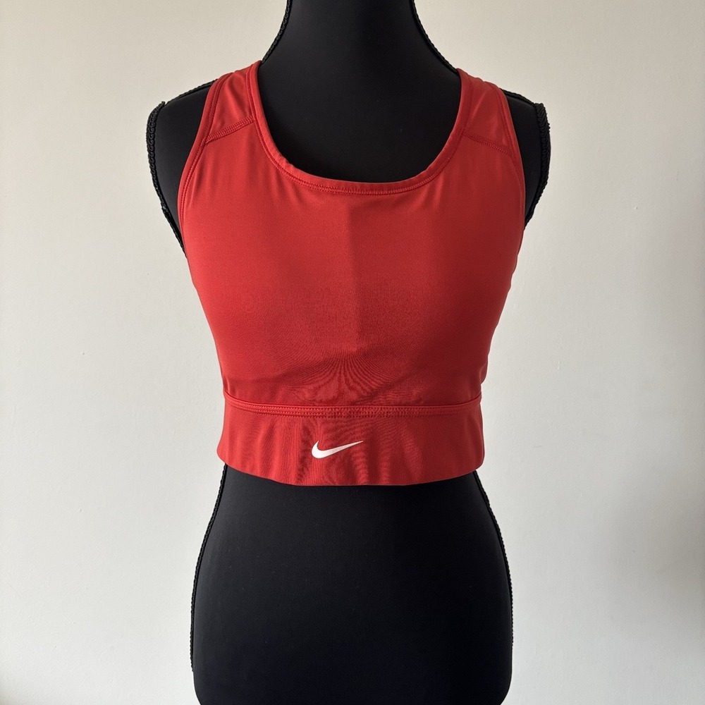 Nike Women's Sports Bra (FITS MEDIUM) Gym Workout Running Athleisure Preppy Logo - Picture 2 of 9